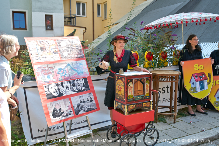 01.09.2019 - illegaler Abriss des Uhrmacherhäusls in Giesing