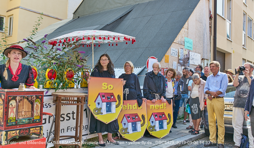01.09.2019 - illegaler Abriss des Uhrmacherhäusls in Giesing