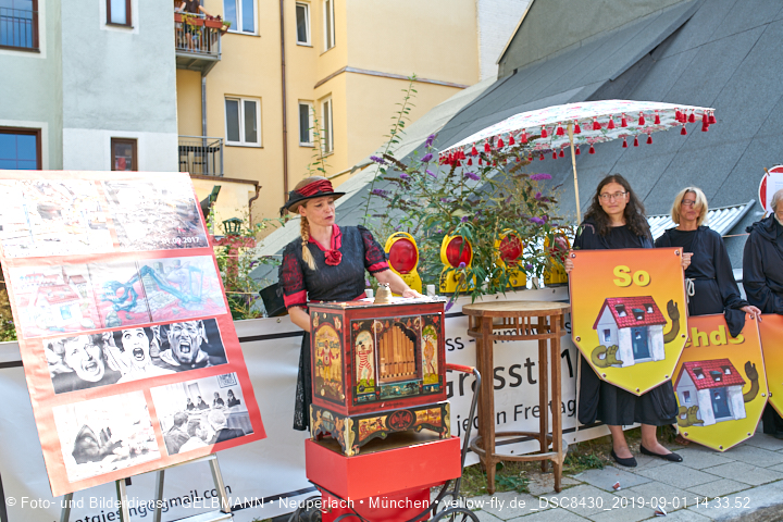 01.09.2019 - illegaler Abriss des Uhrmacherhäusls in Giesing