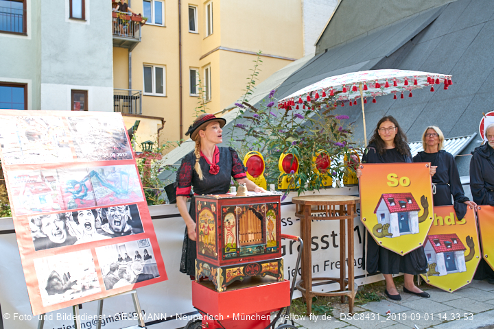 01.09.2019 - illegaler Abriss des Uhrmacherhäusls in Giesing