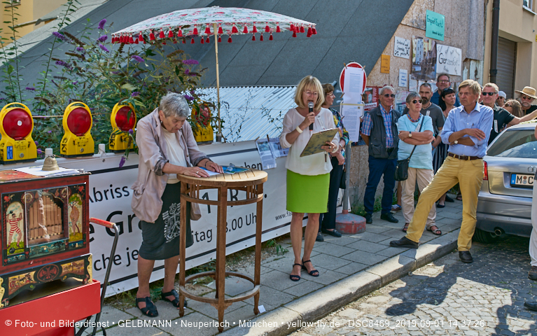01.09.2019 - illegaler Abriss des Uhrmacherhäusls in Giesing