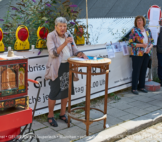 01.09.2019 - illegaler Abriss des Uhrmacherhäusls in Giesing
