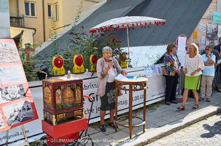 01.09.2019 - illegaler Abriss des Uhrmacherhäusls in Giesing
