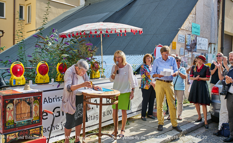 01.09.2019 - illegaler Abriss des Uhrmacherhäusls in Giesing