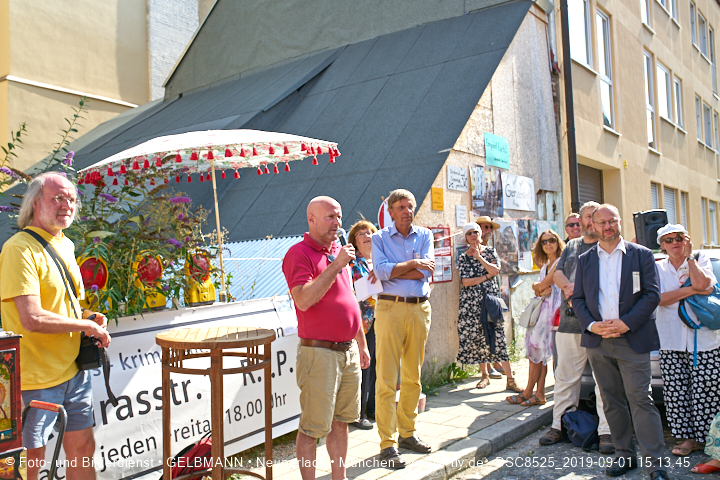 01.09.2019 - illegaler Abriss des Uhrmacherhäusls in Giesing