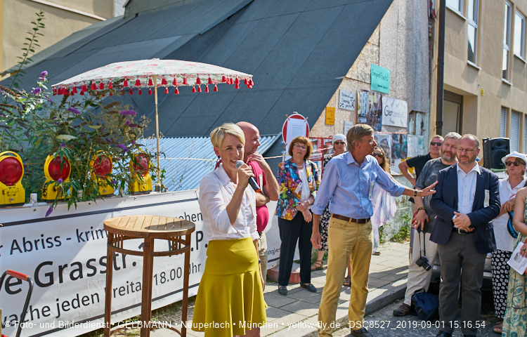 01.09.2019 - illegaler Abriss des Uhrmacherhäusls in Giesing
