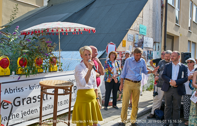 01.09.2019 - illegaler Abriss des Uhrmacherhäusls in Giesing