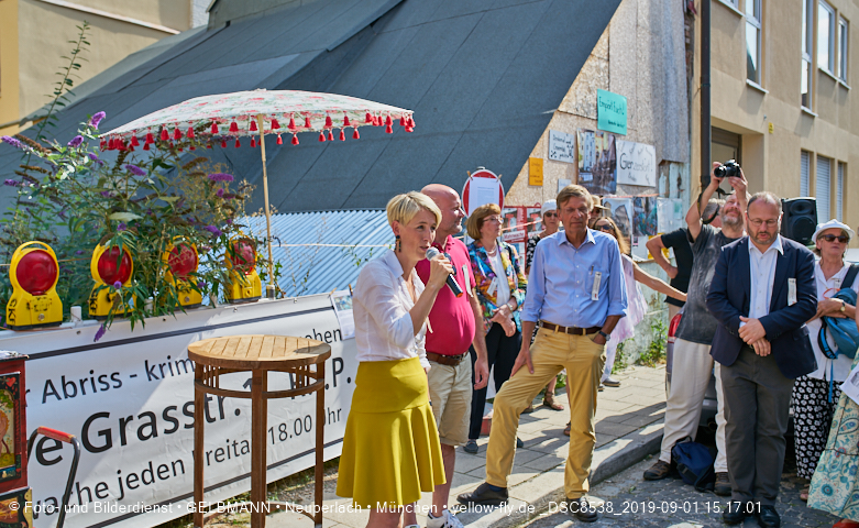 01.09.2019 - illegaler Abriss des Uhrmacherhäusls in Giesing