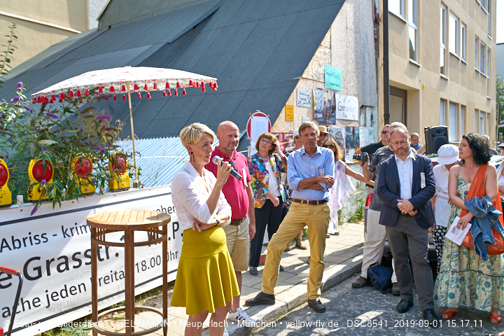 01.09.2019 - illegaler Abriss des Uhrmacherhäusls in Giesing