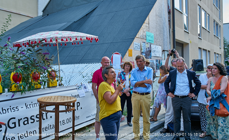 01.09.2019 - illegaler Abriss des Uhrmacherhäusls in Giesing