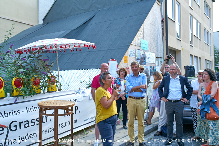 01.09.2019 - illegaler Abriss des Uhrmacherhäusls in Giesing