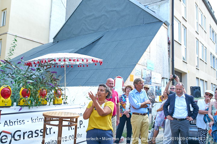 01.09.2019 - illegaler Abriss des Uhrmacherhäusls in Giesing