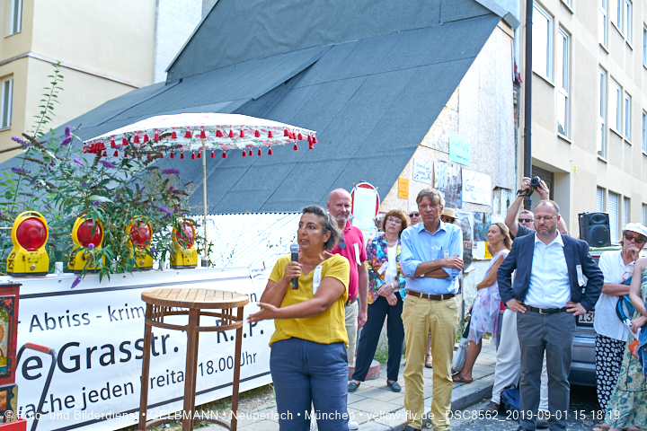 01.09.2019 - illegaler Abriss des Uhrmacherhäusls in Giesing