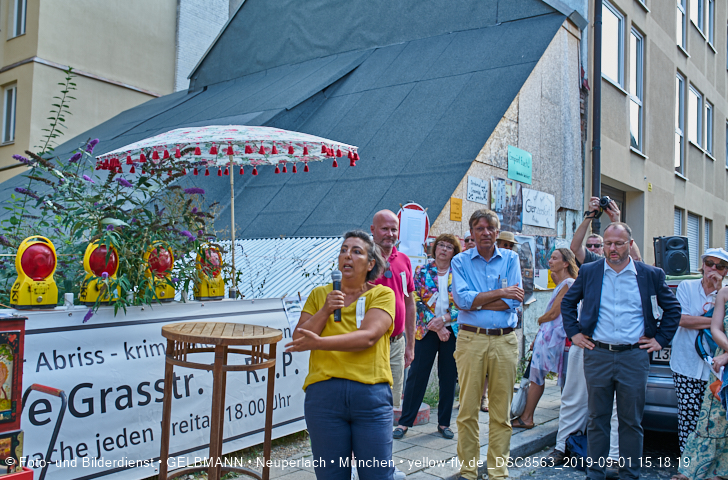 01.09.2019 - illegaler Abriss des Uhrmacherhäusls in Giesing