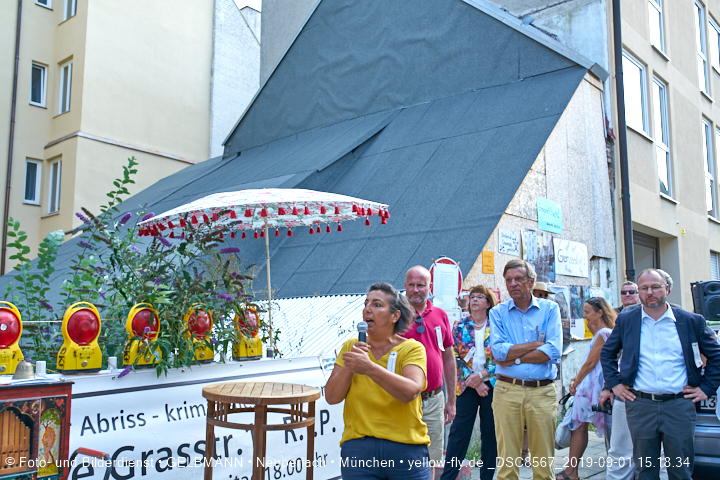 01.09.2019 - illegaler Abriss des Uhrmacherhäusls in Giesing