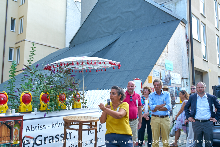 01.09.2019 - illegaler Abriss des Uhrmacherhäusls in Giesing