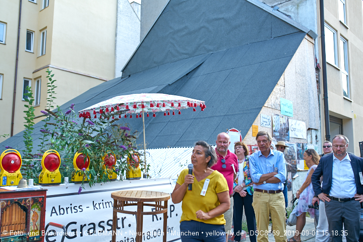 01.09.2019 - illegaler Abriss des Uhrmacherhäusls in Giesing