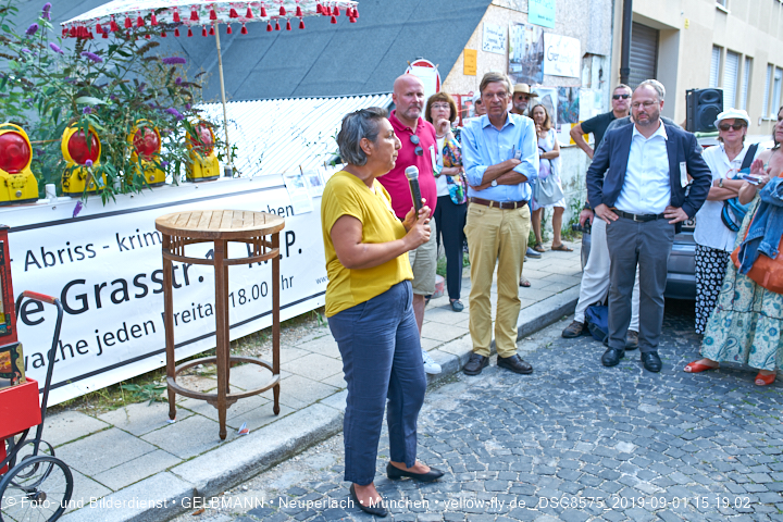 01.09.2019 - illegaler Abriss des Uhrmacherhäusls in Giesing