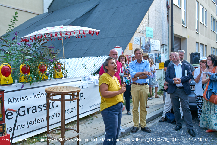 01.09.2019 - illegaler Abriss des Uhrmacherhäusls in Giesing