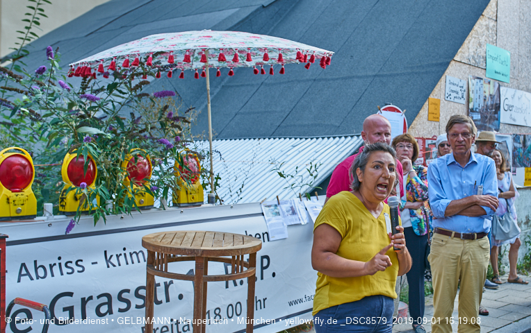 01.09.2019 - illegaler Abriss des Uhrmacherhäusls in Giesing
