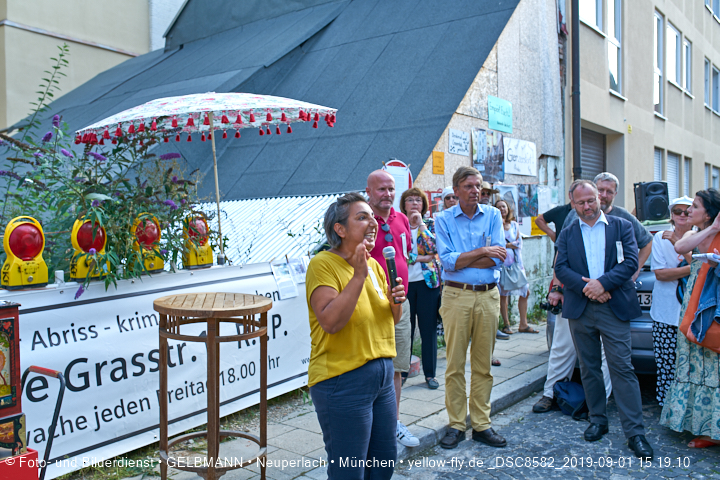 01.09.2019 - illegaler Abriss des Uhrmacherhäusls in Giesing