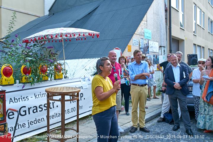 01.09.2019 - illegaler Abriss des Uhrmacherhäusls in Giesing