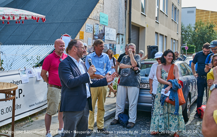 01.09.2019 - illegaler Abriss des Uhrmacherhäusls in Giesing