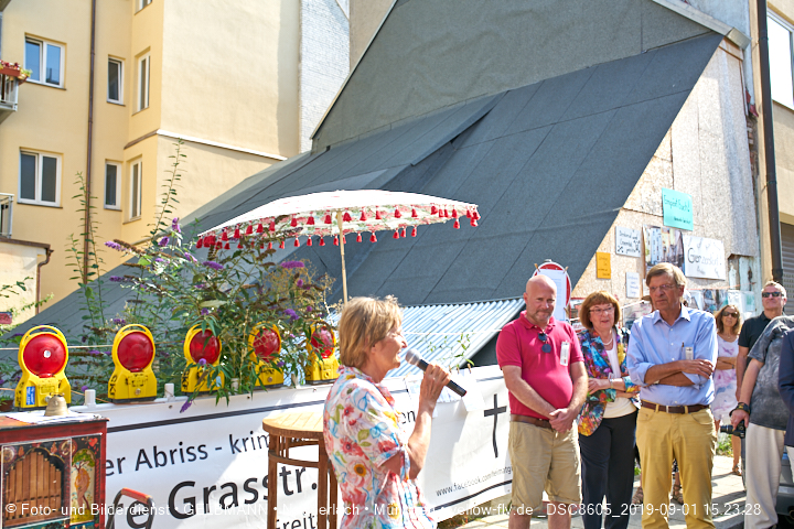 01.09.2019 - illegaler Abriss des Uhrmacherhäusls in Giesing