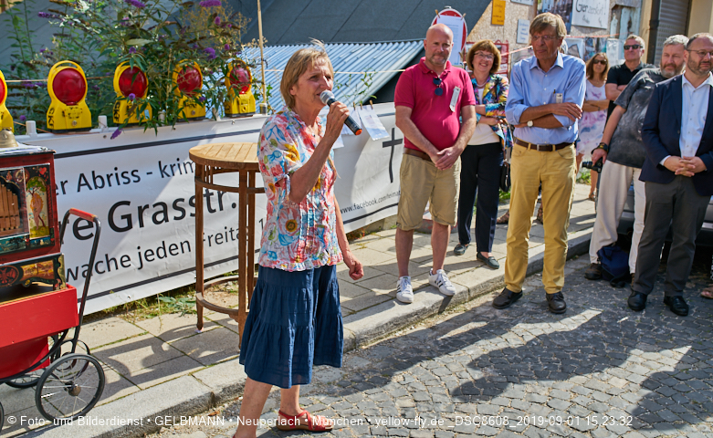 01.09.2019 - illegaler Abriss des Uhrmacherhäusls in Giesing