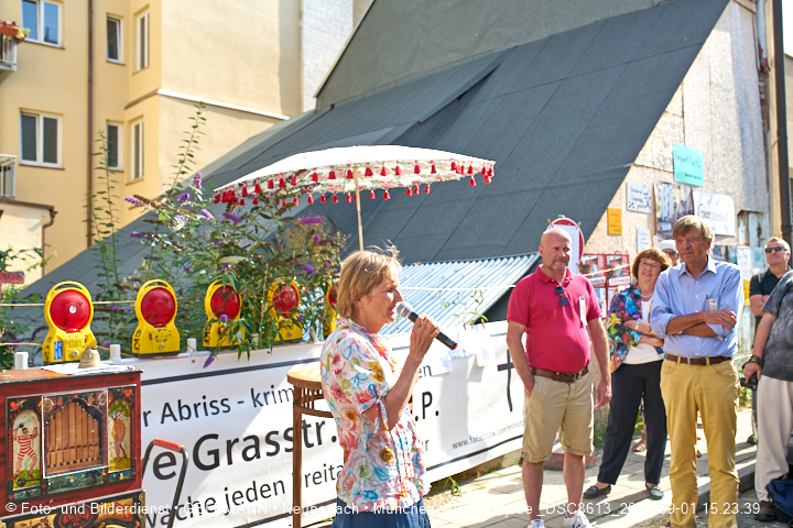 01.09.2019 - illegaler Abriss des Uhrmacherhäusls in Giesing