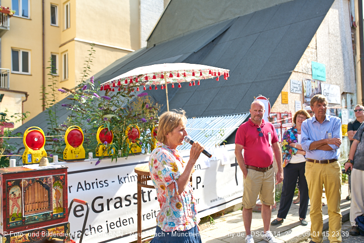 01.09.2019 - illegaler Abriss des Uhrmacherhäusls in Giesing