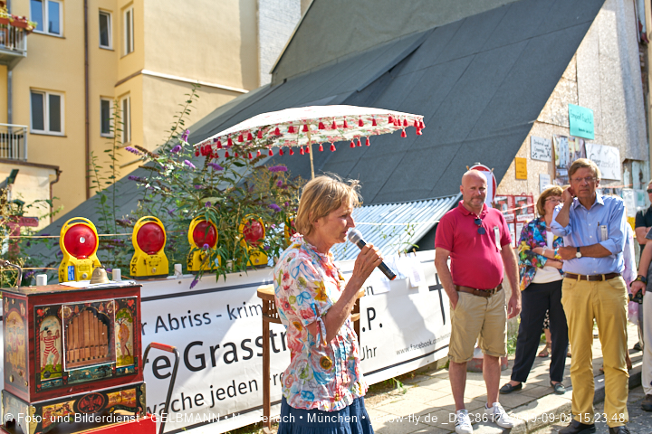 01.09.2019 - illegaler Abriss des Uhrmacherhäusls in Giesing