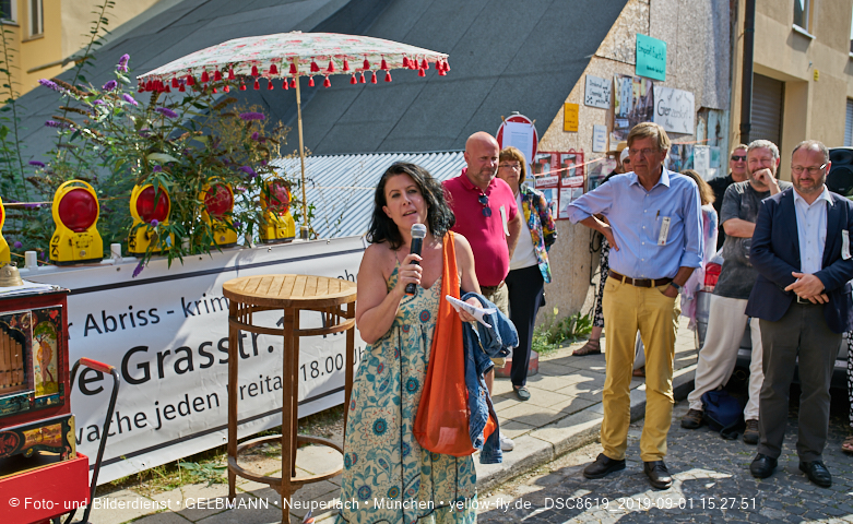 01.09.2019 - illegaler Abriss des Uhrmacherhäusls in Giesing