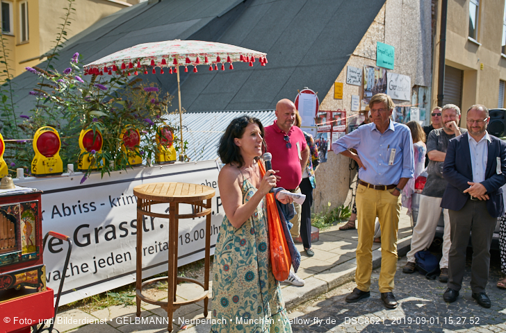 01.09.2019 - illegaler Abriss des Uhrmacherhäusls in Giesing