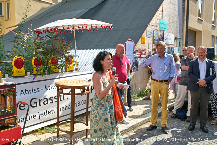 01.09.2019 - illegaler Abriss des Uhrmacherhäusls in Giesing