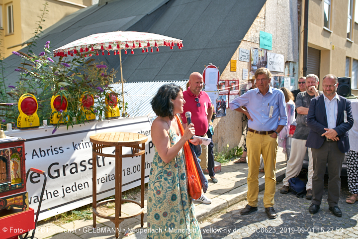 01.09.2019 - illegaler Abriss des Uhrmacherhäusls in Giesing