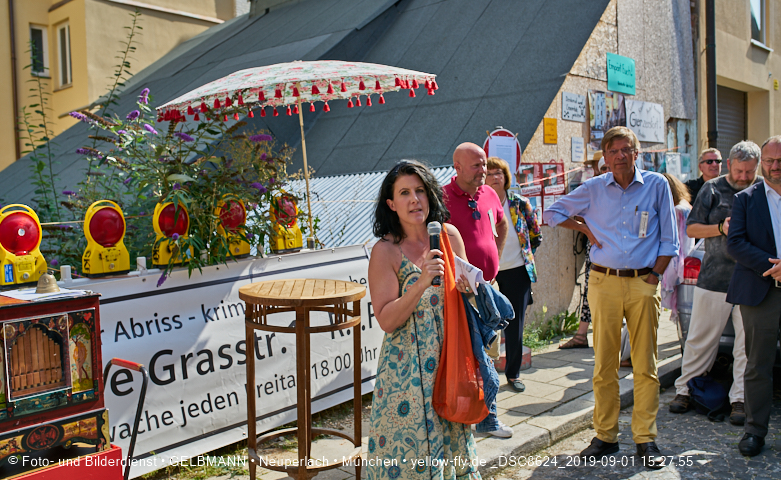 01.09.2019 - illegaler Abriss des Uhrmacherhäusls in Giesing