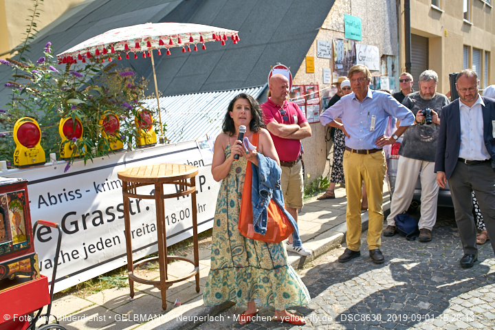 01.09.2019 - illegaler Abriss des Uhrmacherhäusls in Giesing