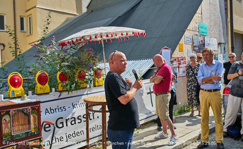 01.09.2019 - illegaler Abriss des Uhrmacherhäusls in Giesing