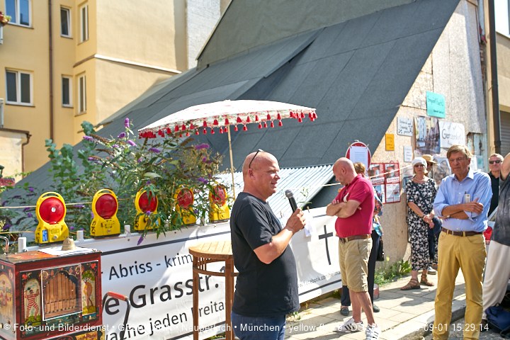 01.09.2019 - illegaler Abriss des Uhrmacherhäusls in Giesing