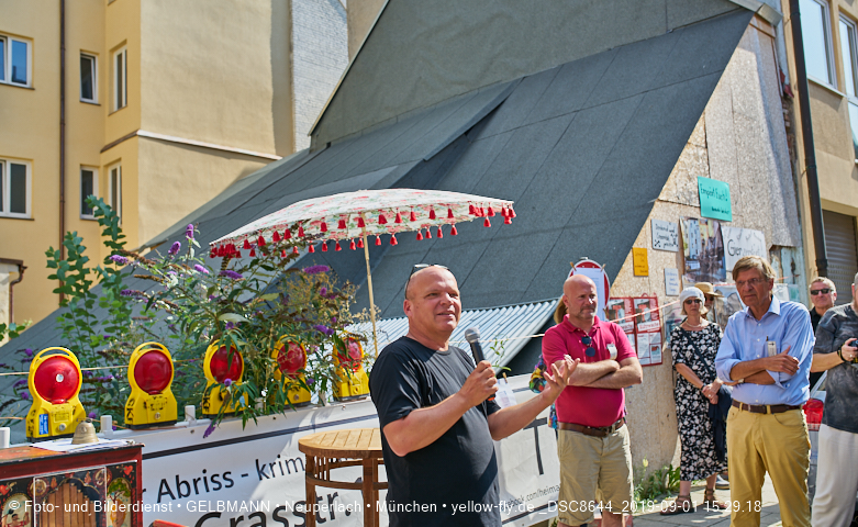 01.09.2019 - illegaler Abriss des Uhrmacherhäusls in Giesing
