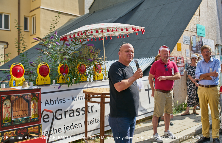 01.09.2019 - illegaler Abriss des Uhrmacherhäusls in Giesing