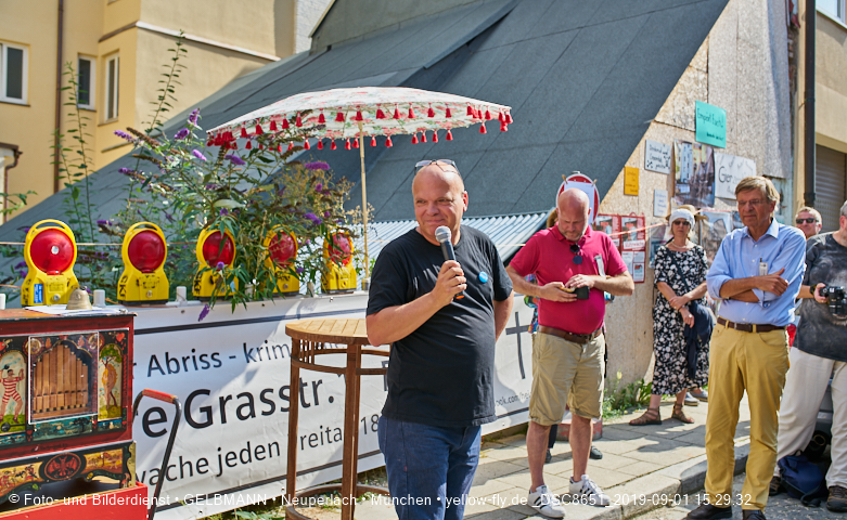 01.09.2019 - illegaler Abriss des Uhrmacherhäusls in Giesing