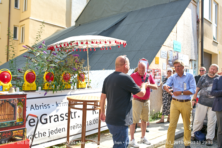 01.09.2019 - illegaler Abriss des Uhrmacherhäusls in Giesing