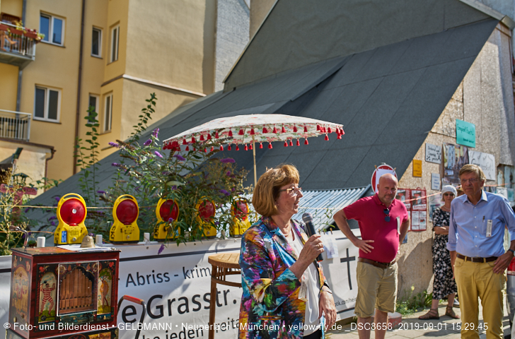 01.09.2019 - illegaler Abriss des Uhrmacherhäusls in Giesing