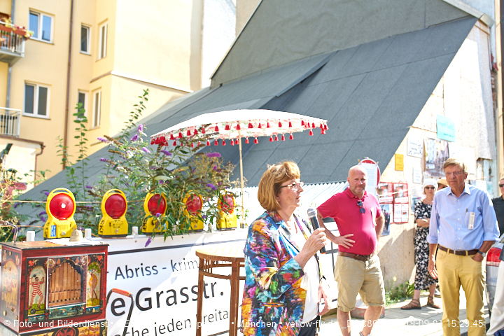 01.09.2019 - illegaler Abriss des Uhrmacherhäusls in Giesing