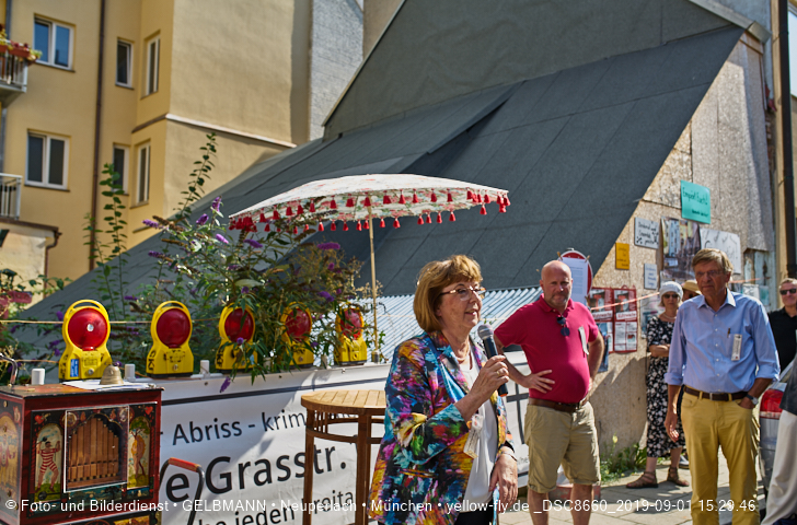 01.09.2019 - illegaler Abriss des Uhrmacherhäusls in Giesing