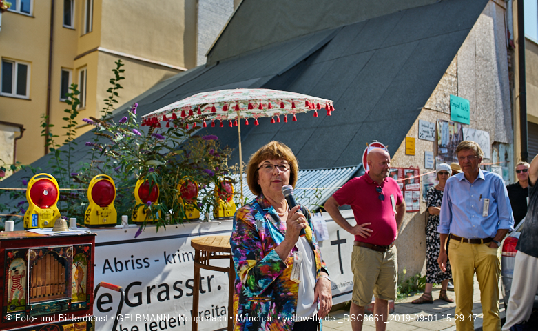 01.09.2019 - illegaler Abriss des Uhrmacherhäusls in Giesing