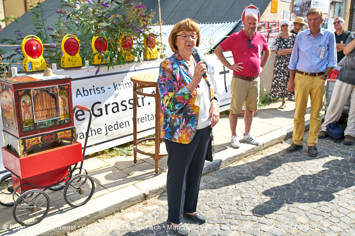 01.09.2019 - illegaler Abriss des Uhrmacherhäusls in Giesing