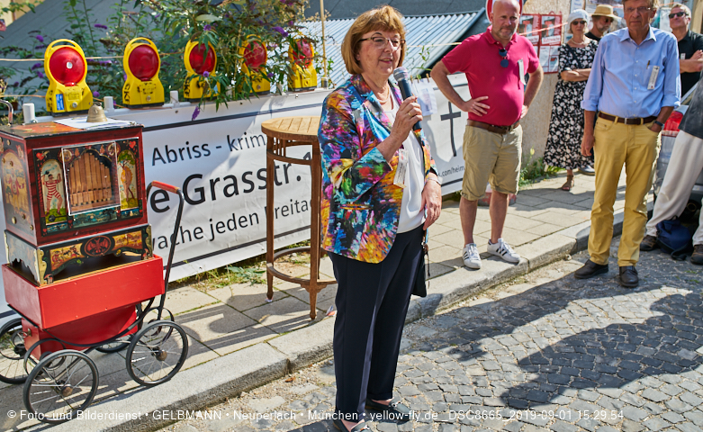 01.09.2019 - illegaler Abriss des Uhrmacherhäusls in Giesing